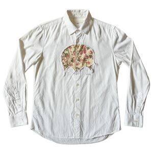 Trendiano Womens Coastal Cowgirl Button Up Shirt Floral Boho Country Western